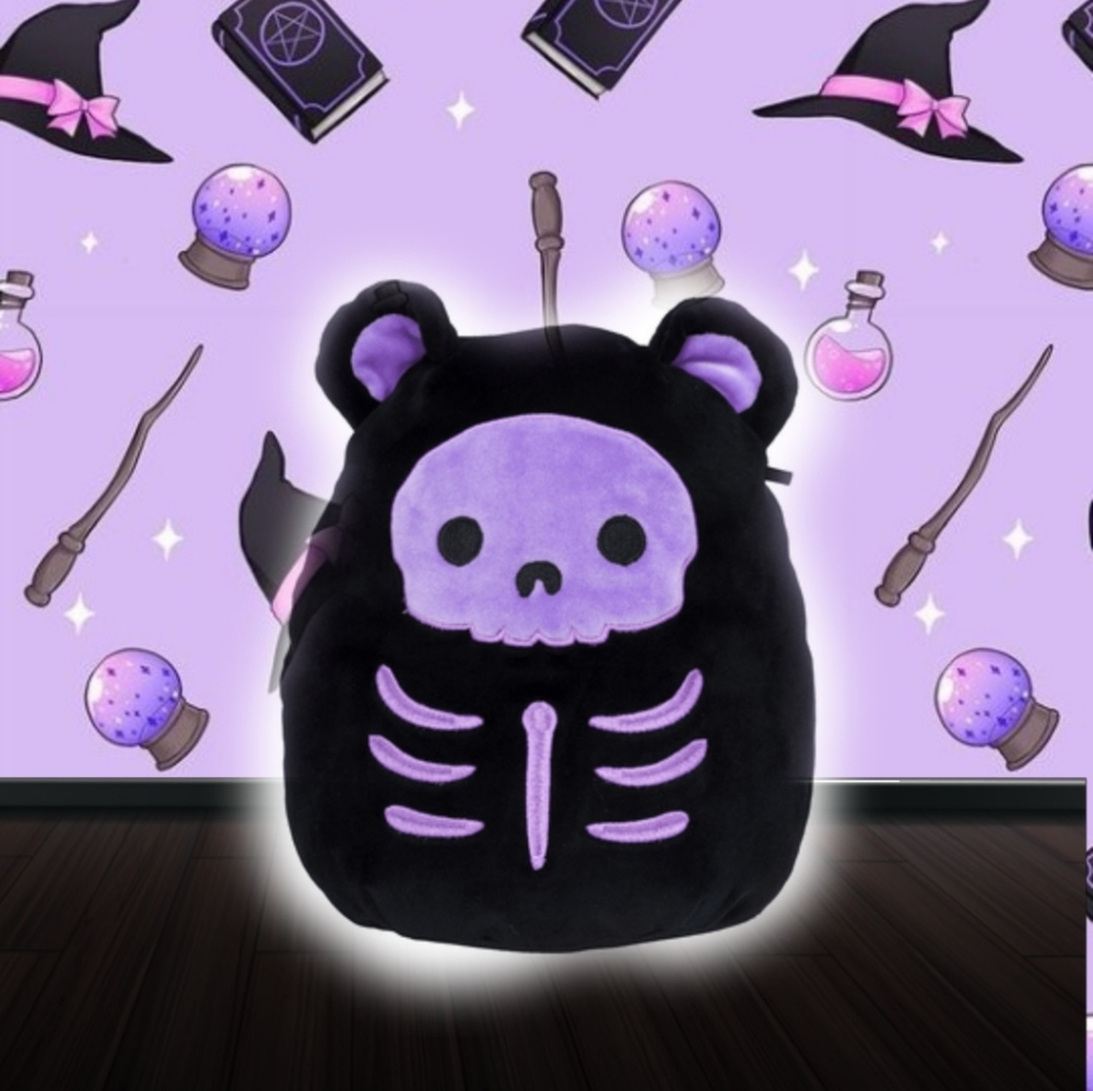 Halloween Squishmallow Mouse Skeleton